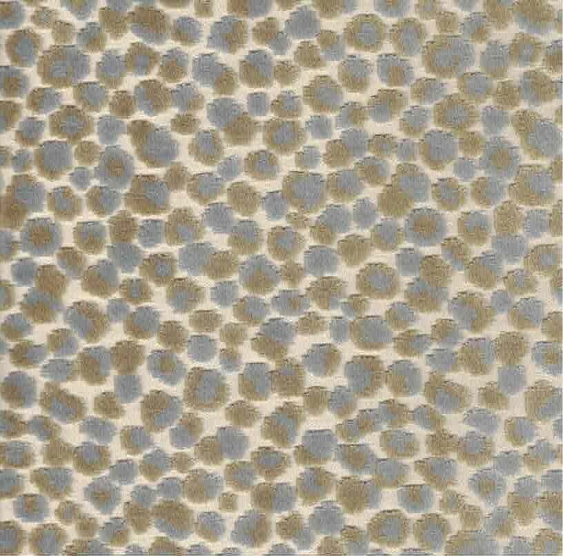 KRAVET CIRCULATE SAND CUT VELVET ANIMAL SKIN DOT UPHOLSTERY FABRIC BY THE YARD