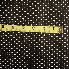 BLACK WHITE SWISS DOT TWEED FABRIC 58″ BY THE SMAL POLKA DOT FASHION FABRIC