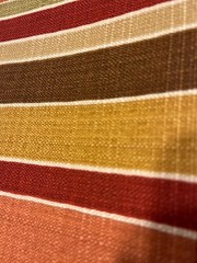 Fabric Cloth P/Kaufmann Outdoor Bold Stripe Orange Brown Yellow Green 54″x132″
