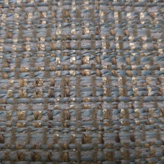 Robins Egg Boucle Tweed 56″ By The Yard Gold Ribbon Heavy Upholstery Fabric