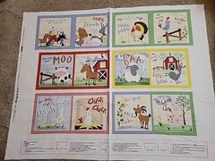 Studio E FARM-TASTIC Friends Cotton Fabric Book Panel
