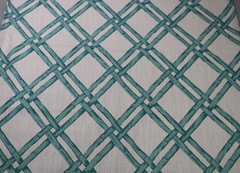 Clarke & Clarke Fabric Remnant 25″x33″ Bhutan: Color, Jade UK Cotton Linen