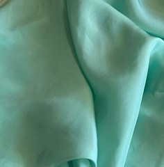 Seafoam Green China Silk HABOTAI Fabric 12mm weight