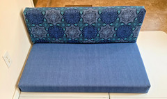 Richloom Solarium Blue Medallion 100% Polyester Outdoor Fabric Retired