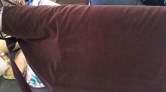 3′ Triple Velvet Fabric – Dark Brown – 45″ wide Acetate/Nylon – crafts,costumes