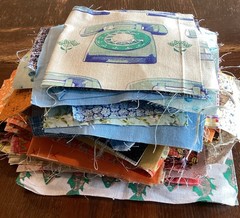 Quilting Fabric Scraps Lot 1 Lb Multicolor Mixed Pattern Pieces Quilting Crafts