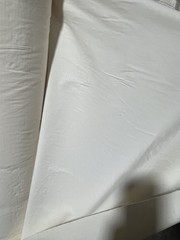 POLY COTTON RIPSTOP Natural White APPAREL 7oz FABRIC BY 1 YARD 66”W