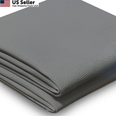 K-Musculo Vinyl Fabric, Marine Faux Leather 1Yd (54” X 36” inch), Grey