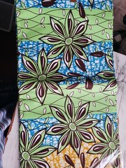 6 yards New lime green color Ankara fabric. 100% cotton.