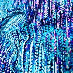 Printed Abstract Blue Fabric 4-Way Stretch Spandex 60″wide by Yard for Swimwear