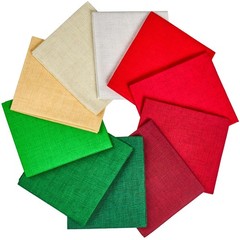 10 PCS Assorted Color Cotton Quilting Fabric Bundles Fat Quarters 18×21 Inch