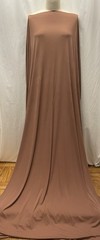 100% Rayon Matte Jersey Light Chocolate Brown Color Fabric By The Yard 58″ Wide