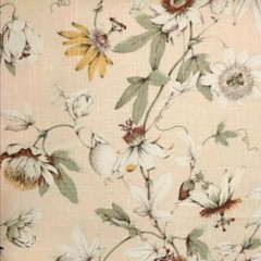 P Kaufmann COUNTRY COTTAGE Floral BLUSH Pink Cotton Drapery Pillow Fabric BTY