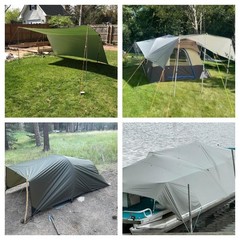 420D Oxford Fabric Waterproof PU Coating HeavyDuty Outdoor Gear Bags Tents