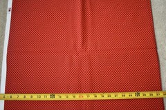 By 1/2 Yd, Burgundy & Red Wavy-Checked Quilt Cotton, P2295