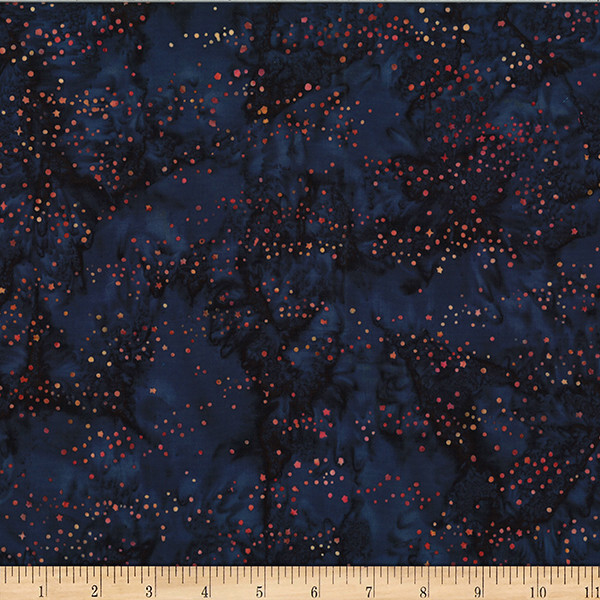Hoffman Batiks Fabric – Bali Batik – Moonstruck Scattered Dots #W2589-524