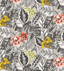 OSBORNE & LITTLE CURTAIN FABRIC DESIGN Zebrina 5.2 METRES OUTDOOR FABRIC MULTI