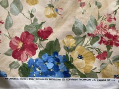 Cotton Blend Decorator Fabric Multi Color Hydrangeas 4 Plus Yards