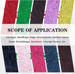 Embossed Faux Leather Fabric 1 Yard Cut 35″X53″ Embossed Vinyl Suitable for Upho