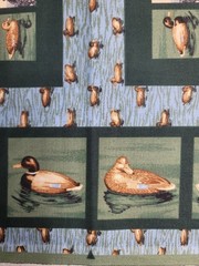 Mallards In The Marsh Large Duck Quilting Bundle W/ Panel And 2 Matching Prints