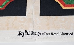 Joyful Noise Christmas Musical Individual Fabric Blocks 5 Tara Reed 9″Sq Cotton