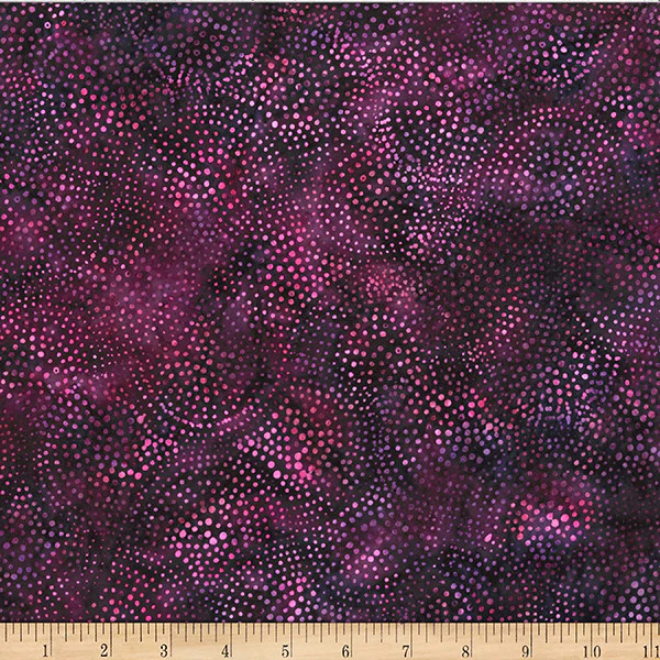 HOFFMAN – Amethyst – Bali Batik – Dotty Scallop – Marsala – K95323- 1/4yd