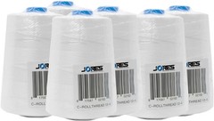 Heavy Duty Spool Sewing Thread for Bags Stitcher Closer 3600 ft (6 White