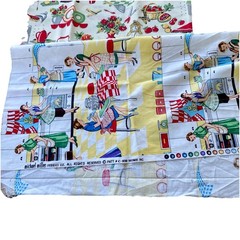 Michael Miller Fabric Lot Vintage Quilts Apron 50s Kitchen Cooking 3 Pieces