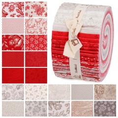 Jelly Roll Fabric Strips Quilting Crafting Floral Pattern Sewing DIY Craft Kit