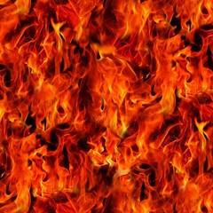 BTY Elizabeth’s Studio Under Fire Red Flames Cotton Fabric By The Yard 604E