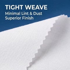 Cotton Roll Quilting Fabric, 40 Pcs White Pre-Cut Strips 2.5 x 20 Inches