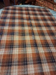 Vintage Wool Blend Fabric Lot Of 4