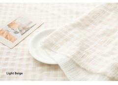 Double Gauze 1cm Check Fabric – Washed Cotton Large Width 18 Colors Available