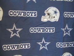 NFL DALLAS COWBOYS #6313 LICENCED VTG 2008 Fabric Cotton NTT 1Y15″X58″W