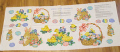 Craft Cranston Print Works Spring Fever Applique Printed Fabric 17″ Wide X 36″ L