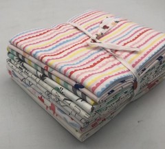 10 Piece Fat Quarters by Dear Stella for Hawthorne Supply Co Birds Pineapple