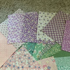 40 5″ Quilting Fabric Squares BEAUTIFUL 30’s And 40’s Reproduction Dumplings