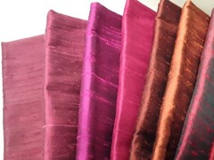 SILK COLLECTION 16 SILK DUPIONI COLORS 18″X22″ EACH NEW