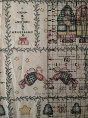 REMNANT Peace Creek Collection Quilt Fabric Primitive Angels Nativity 12″x23″