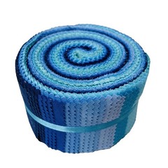 40 PCS Jelly Roll Fabric PreCut Strip 2.5×44 Inch Cotton Blue Ocean Floral