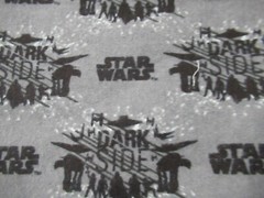 Star Wars ” The Last Jedi” DARK SIDE Flannel Cotton Fabric 33″ X 42″W NEW