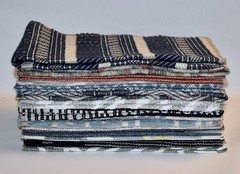 Lot 14 pcs Large 13″x26″ UPHOLSTERY FABRIC SAMPLES Woven Mixed Colors & Patterns