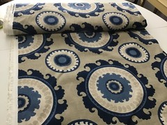 DURALEE PONDEROSA BLUESTONE SUZANI MEDALLION MUTIUSE FABRIC 8YRDS X 54″