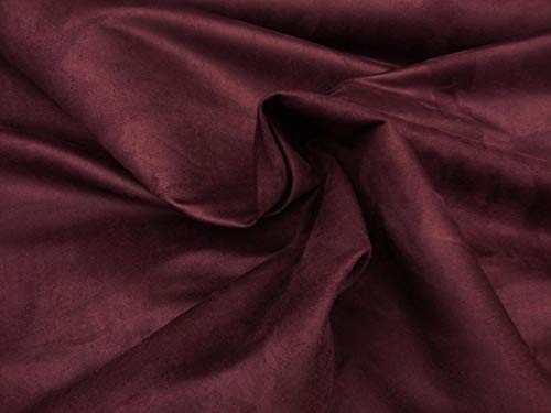 Polyester Micro Suede Solid Faux Upholstery Drapery Apparel Clothing Fabric (…