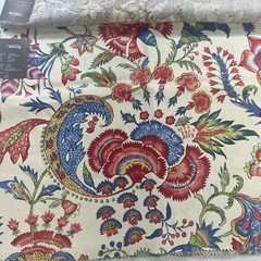 P/K Lifestyles Williamsburg Upholstery Samples 6 Large 27” x 26”Mixed Colors