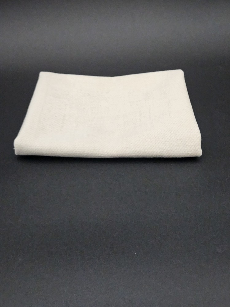 Off-White Fabric Remnant, 24 By 15 Inches