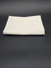 Off-White Fabric Remnant, 24 By 15 Inches