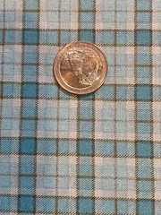 Cotton Fabric Marcus Nancy Rink Marcella Plaid Aqua