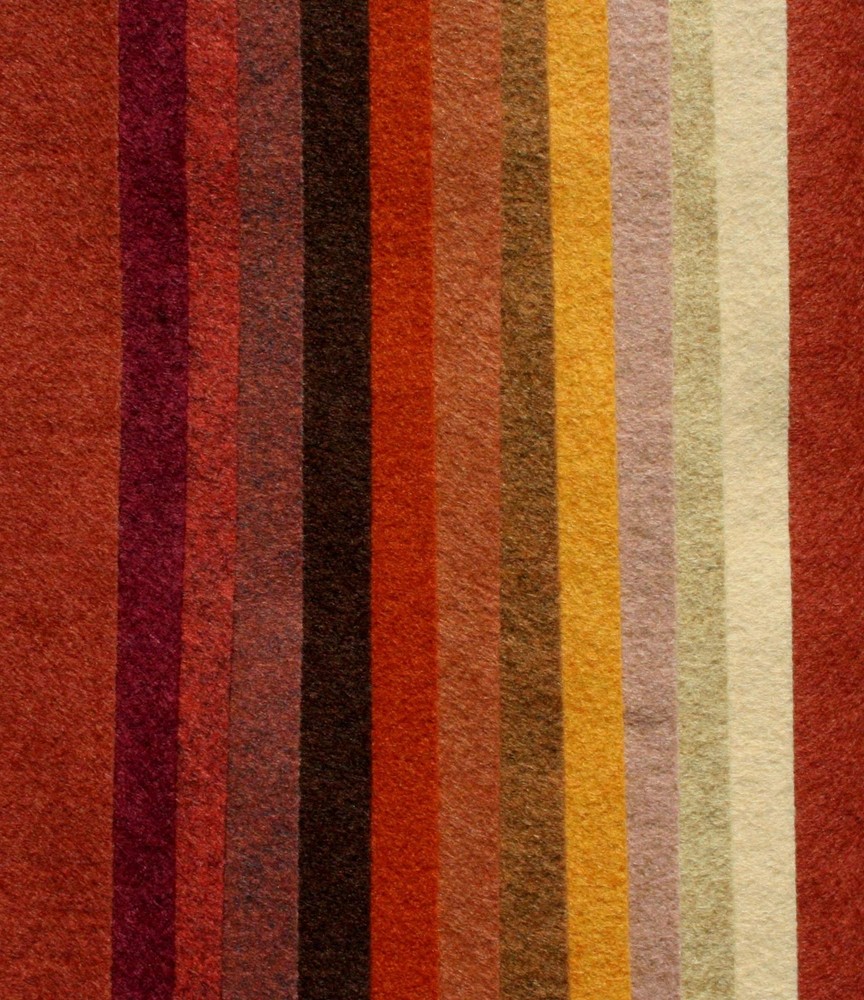 12 PCS Wool Felt Blend Merino Rayon 12×18 Inch Sheets Browns Golds Craft