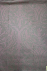 RALPH LAUREN 24X26 FABRIC REMNANT “STANDISH DAMASK” COLOR BISQUE INDIA #